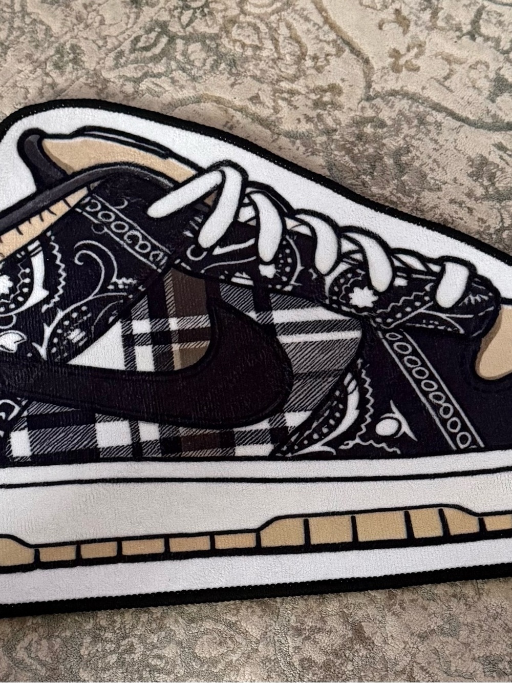Travis Scott Nike Dunk Sneaker Rug